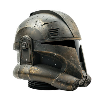 Soldier helmet Isolated on transparent background