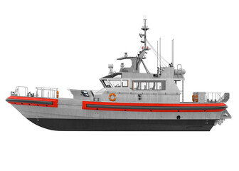 Patrol Boat Isolated