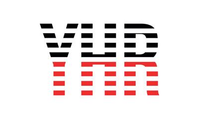 YHR three initial letter iconic line negative space minimal logo design vector template. monogram, abstract, wordmark, business, typography, minimalist, brand, company, flat, modern, unique, simple