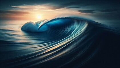 Ocean waves. Nature background.