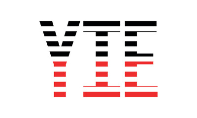 YIE three initial letter iconic line negative space minimal logo design vector template. monogram, abstract, wordmark, business, typography, minimalist, brand, company, flat, modern, unique, simple