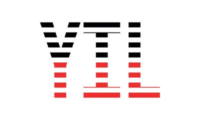 YIL three initial letter iconic line negative space minimal logo design vector template. monogram, abstract, wordmark, business, typography, minimalist, brand, company, flat, modern, unique, simple