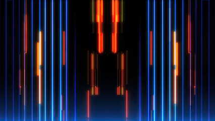 futuristic neon laser illustration background