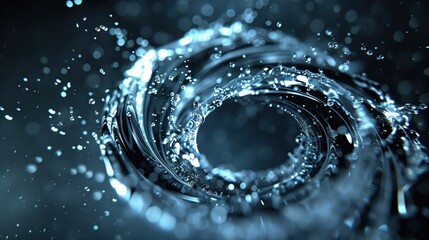 Circle water drops and circle bubbles For marketing and advertising companies.
