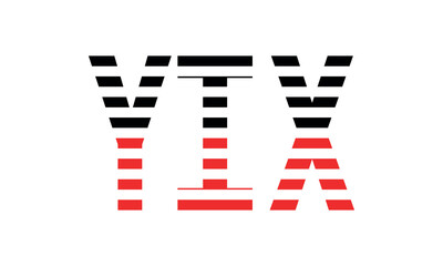 YIX three initial letter iconic line negative space minimal logo design vector template. monogram, abstract, wordmark, business, typography, minimalist, brand, company, flat, modern, unique, simple