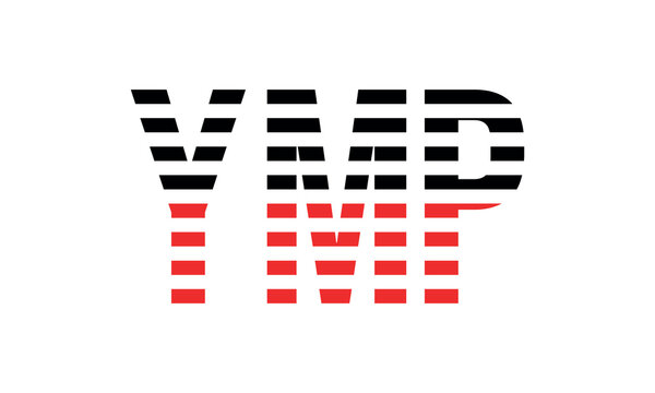 YMP three initial letter iconic line negative space minimal logo design vector template. monogram, abstract, wordmark, business, typography, minimalist, brand, company, flat, modern, unique, simple