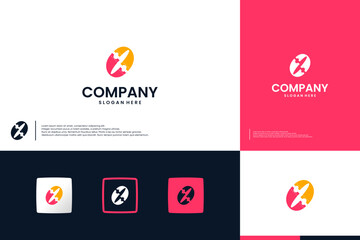 coupon ticket logo , money , payment , logo design template.