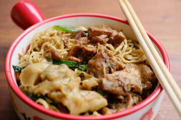 Indonesian noodle: Bakmie 