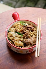 Indonesian noodle: Bakmie 