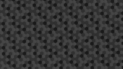 Hexagonal random pattern black for interior wallpaper background or cover