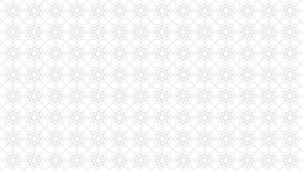 Simple Islamic Pattern Background in gray color