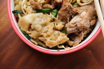 Indonesian noodle: Bakmie 