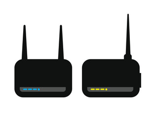 wi fi router vector