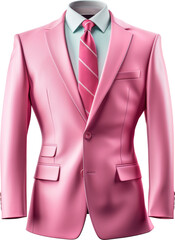 pink suit isolated on white or transparent background,transparency 