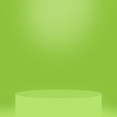 green stage background