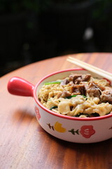 Indonesian noodle: Bakmie 
