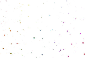 背景素材_ホログラム箔_星