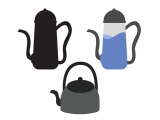 illustration of teapot vector 