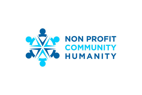 Logo design for non-profit companies and social charity fundraising communities.