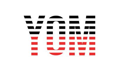 YOM three initial letter iconic line negative space minimal logo design vector template. monogram, abstract, wordmark, business, typography, minimalist, brand, company, flat, modern, unique, simple