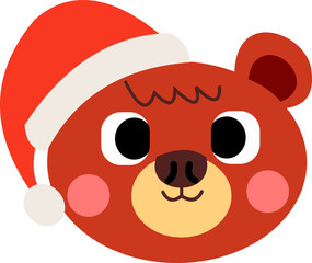 Christmas Cute Animal Head
