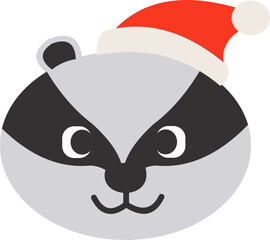 Christmas Cute Animal Head