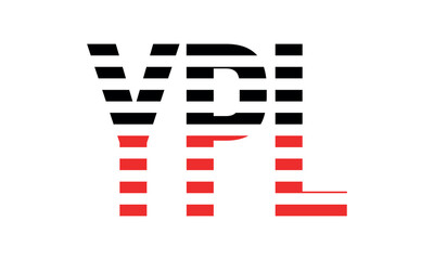 YPL three initial letter iconic line negative space minimal logo design vector template. monogram, abstract, wordmark, business, typography, minimalist, brand, company, flat, modern, unique, simple