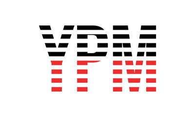 YPM three initial letter iconic line negative space minimal logo design vector template. monogram, abstract, wordmark, business, typography, minimalist, brand, company, flat, modern, unique, simple