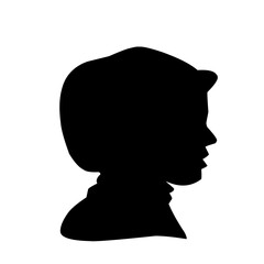 silhouette muslim woman