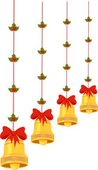 Christmas Hanging Jingle Bells