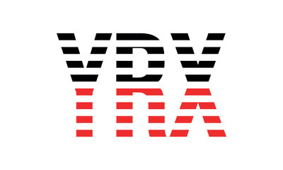 YRX three initial letter iconic line negative space minimal logo design vector template. monogram, abstract, wordmark, business, typography, minimalist, brand, company, flat, modern, unique, simple