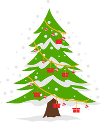 Christmas Tree Snow Decoration