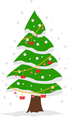Christmas Tree Snow Decoration