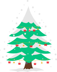 Christmas Tree Snow Decoration