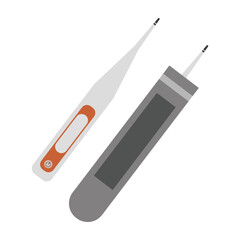 illustration of a thermometer