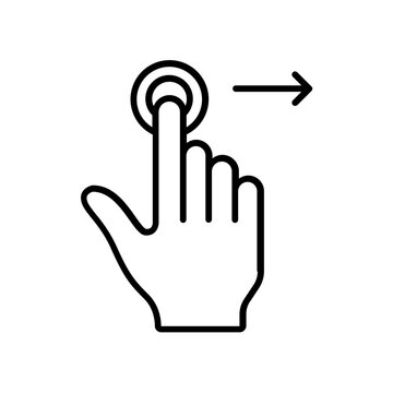 recommend clip art: hand icon. outline icon