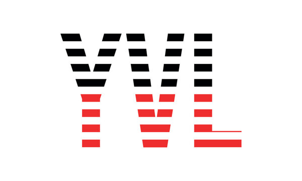 YVL three initial letter iconic line negative space minimal logo design vector template. monogram, abstract, wordmark, business, typography, minimalist, brand, company, flat, modern, unique, simple