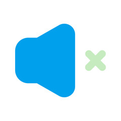 mute Duo tone icon