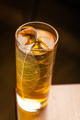 Exquisite evening cocktails in a sophisticated lounge bar, where an elegant atmosphere blends with a rich selection of beverages