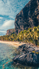 Caribbean beach in the paradise