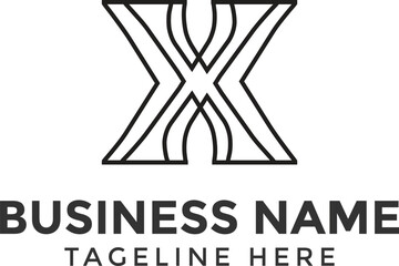 letter X logo, letter x logo design template vector, x letter icon, X letter symbol