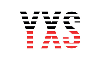 YXS three initial letter iconic line negative space minimal logo design vector template. monogram, abstract, wordmark, business, typography, minimalist, brand, company, flat, modern, unique, simple