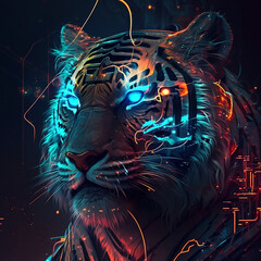 Magical electric tiger