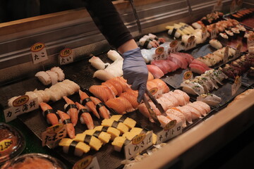 Shimonoseki Karato Ichiba or Market, Harbor of Karato in Shimonoseki, Yamaguchi, Japan - 日本 山口 下関 唐戸市場 山口県下関の唐戸市場