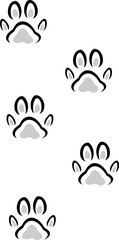 Cat And Dog Paw 