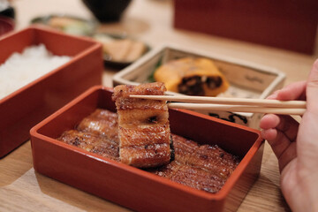 Grilled Eel Rice Bowl うなどん 鰻魚飯 Japan Japanese style food 