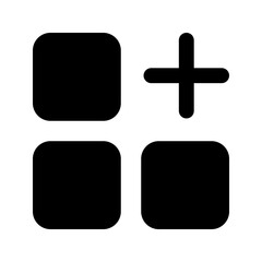 Fototapeta premium category glyph icon