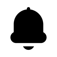 Naklejka premium notification glyph icon