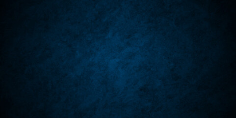 Grunge abstract Elegant dark solid blue background with elegant border and used for blue wall , a versatile backdrop for website banners, social media posts. Abstract rough blue grunge backdrop.
