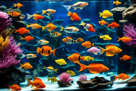 Fish aquarium walpaper